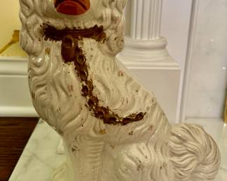 Antique Staffordshire Dog. Photo 1 of 3. 