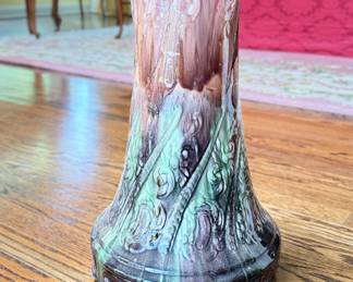 Majolica Plant Stand. Measures 19" H x 12" at Widest. Photo 1 of 2. 