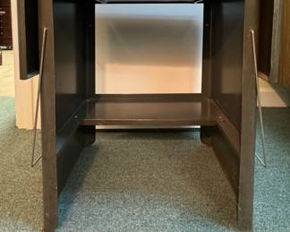 Vintage Metal Drop Leaf Typewrite Table. Photo 1 of 2. 