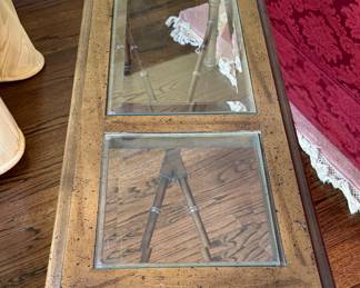 Faux Bamboo Console. Measures 54" x 14" x 27" H. Photo 2 of 5. 