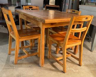Vintage Wood Kitchenette Set. Photo 1 of 5. 