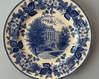 Vintage Wedgwood Tufts College Creamware Plates. Photo 1 of 5. 