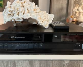 VHS Player. 