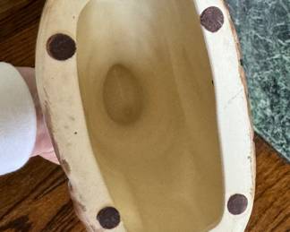 Glazed Ceramic Cat. Measures 10" H x 6" W. Photo 2 of 2. 