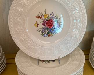 Set of 12 Wedgwood "Wellesley" Salad Plates. 