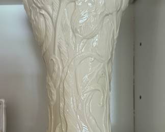 Lenox Tulip Flare Vase. Measures 9" H x 6" at Mouth. Photo 1 of 2. 