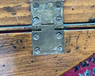 Vintage Butler's Table. Measures 38.5" x 20.5" AS SHOWN; 30" W x 20" D  x 18" H with Sides Up. Photo 2 of 2. 