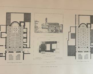 Vintage Architectural Book: Edifices Rome Moderne ou Recueil De Palais, Maisons, Eglises, Couvents by Paul Letarouilly. The Architectural Book Publishing Company.  Photo 4 of 4. 