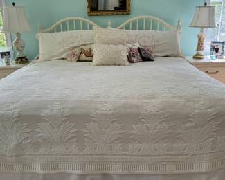 Vintage Thomasville Allegro Faux Bamboo King Size Headboard. Photo 1 of 2. 