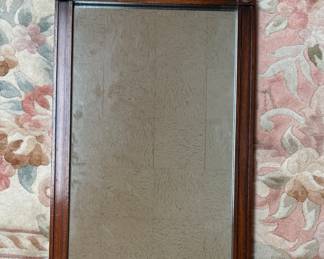 Antique Mahogany Round-Top Mirror. Photo 1 of 2. 