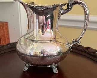 Silver Plate Pitcher. Photo 1 of 2. 