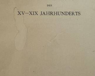 Antique Architectural Book: "Baudenkmaeler Roms Des XV-XIX Jahrhunderts," Strack, Heinrich. Text is in German. Architectural Monuments of Rome of the XV-XIX Centuries. Photo 2 of 4. 