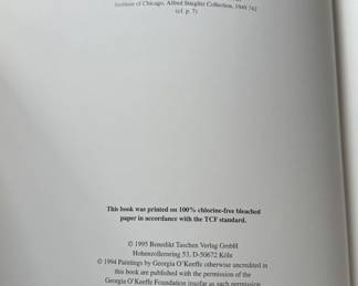 Georgia O'Keeffe Coffee Table Book. 1995 by Taschen. Photo 3 of 3. 