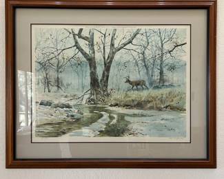 Clay McGaughy signed print