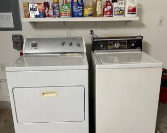 Whirlpool dryer (needs work), Kenmore washing machine