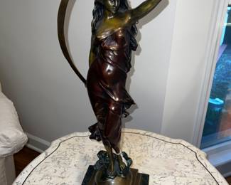 Bronze titled “Aurore” by Auguste Moreau