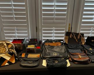 Purses…many Michael Kors and Italian leather