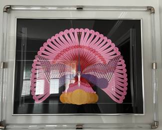 Framed Erte color serigraph: The Phoenix suite