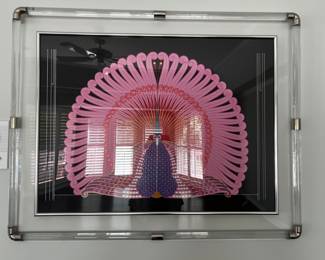 Framed Erte second serigraph from the Phoenix Suite