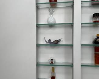 Shelves of them
