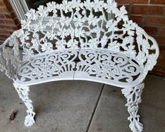 Iron Victorian bench