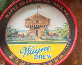 Wayne brewery tray, nice shape!