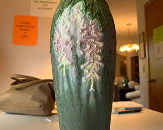 Spectacular Ephraim Pottery large Wisteria vase!