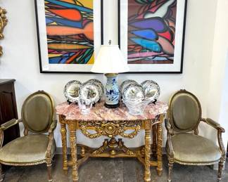 French console table