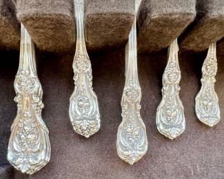 Very large Reed & Barton “Francis I” sterling flatware set.