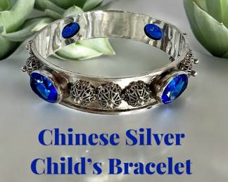 Vintage Chinese child’s bracelet