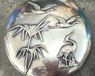 Orientalist Art Nouveau sterling