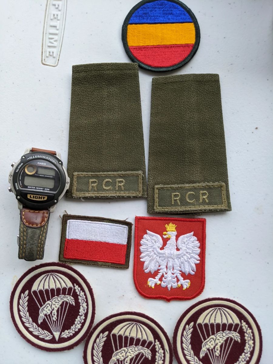 Polish Army uniform patches from the 90s
