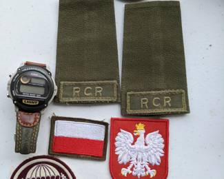 Polish Army uniform patches from the 90s