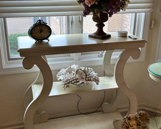console table white wash