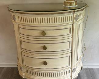  cabinet ivory with three draws