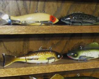 Heddon four-point Spearing Fish Decoys                                     Paw Paw Fish Spearing Decoys     