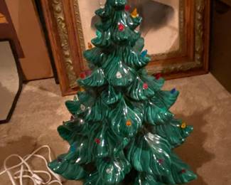 Large vintage ceramic tree