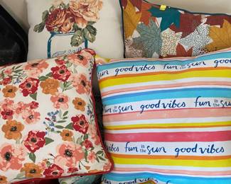 Outdoor pillows for all seasons