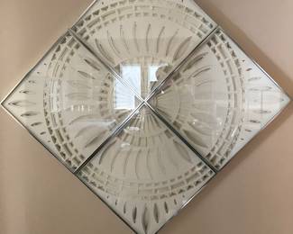 Modernist Cut Paper Wall Sculpture 