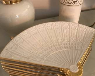 Lenox China Fan Dishes