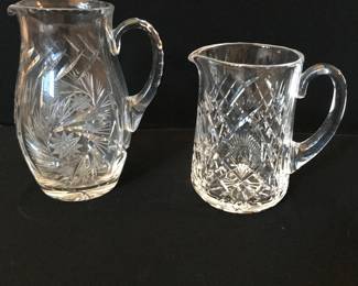Cut Crystal Pitchers