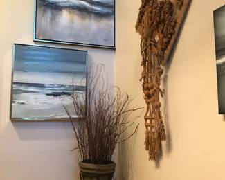 Vintage Macramé Wall Hanging 