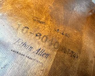 A sweet Ethan Allen Table and Four chairs! Plus two shelves of CD's, DVD's, VHS's, Audio Cassettes and Records!