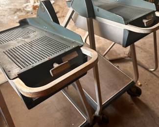 Have an electrical engineer in your life? We have a pair of oscilloscope carts  - Tektronix scope mobile model C!