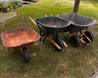 Wheelbarrows!  