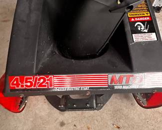 MTD Snow Blower! 4.5 21