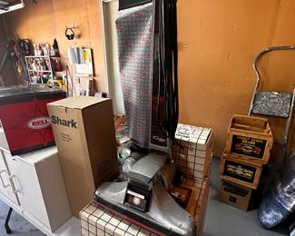 Great vintage KIRBY Upright Vacuum! Comes with TONS of accessories and the original boxes! 