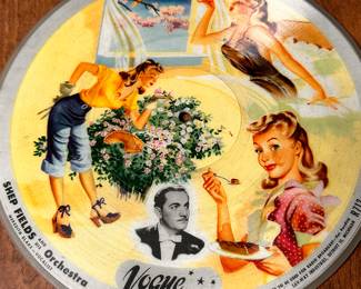 These VOGUE PICTURE DISKS are in excellent condition! No Chips or Cracks! VIBRANT COLORS! 