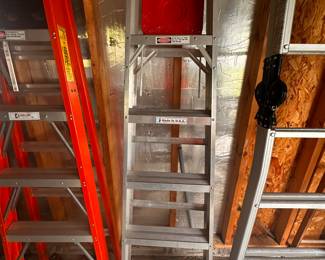 A Werner 6 foot metal ladder! 