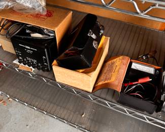 Shelving units are also filled with many unopened and NEW garage items! 